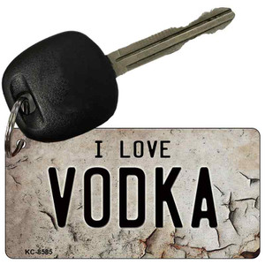 I Love Vodka Wholesale Novelty Key Chain
