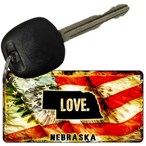 Nebraska Love Wholesale Novelty Key Chain