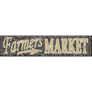 Farmers Market Wholesale Novelty Metal Street Sign