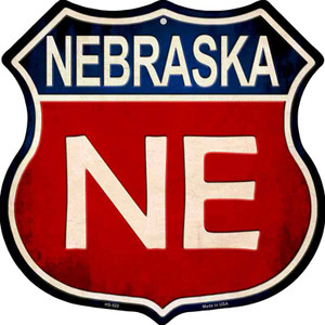 Nebraska Wholesale Metal Novelty Highway Shield