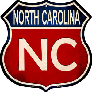 North Carolina Wholesale Metal Novelty Highway Shield