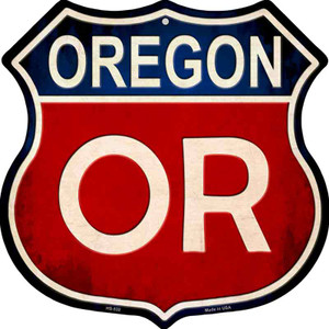Oregon Wholesale Metal Novelty Highway Shield