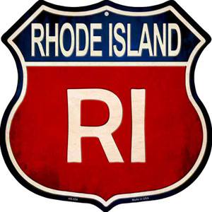 Rhode Island Wholesale Metal Novelty Highway Shield