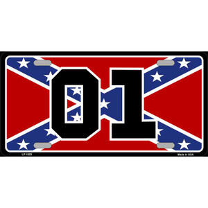 Confederate Flag 01 Wholesale Metal Novelty License Plate