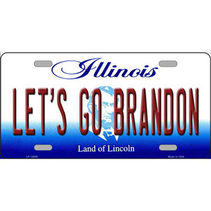 Lets Go Brandon IL Wholesale Novelty Metal License Plate