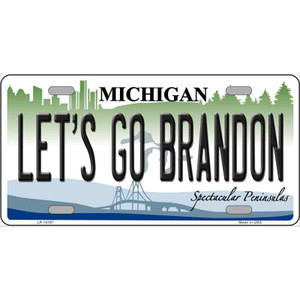 Lets Go Brandon MI Wholesale Novelty Metal License Plate