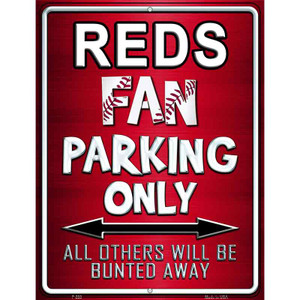 Reds Wholesale Metal Novelty Parking Sign