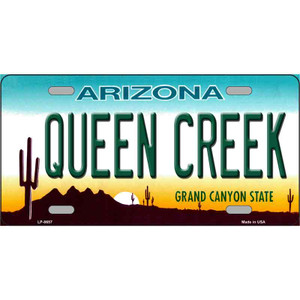 Queen Creek Arizona Wholesale Metal Novelty License Plate