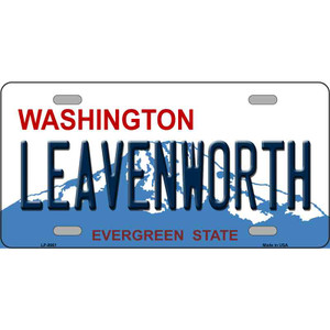Leavenworth Washington Wholesale Metal Novelty License Plate