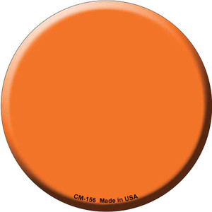 Orange Wholesale Novelty Circle Coaster Set of 4