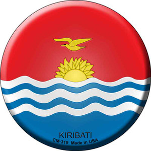 Kiribati Country Wholesale Novelty Circle Coaster Set of 4