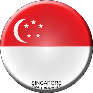 Singapore Country Wholesale Novelty Circle Coaster Set of 4