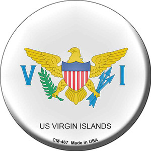 US Virgin Islands Wholesale Novelty Circle Coaster Set of 4