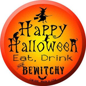 Happy Halloween Wholesale Novelty Circle Coaster Set of 4