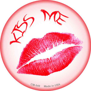 Kiss Me Wholesale Novelty Circle Coaster Set of 4