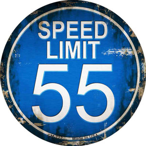 Speed Limit 55 Wholesale Novelty Circle Coaster Set of 4