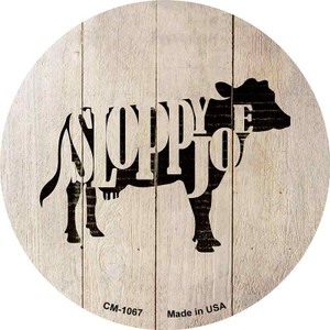 Cows Make Sloppy Joes Wholesale Novelty Circle Coaster Set of 4