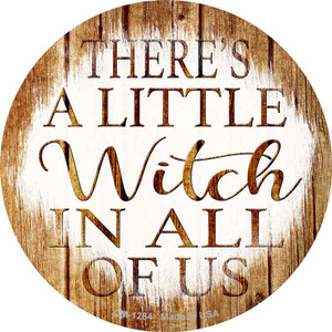Witch In All Of Us Wholesale Novelty Circle Coaster Set of 4
