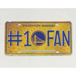 Golden State Warriors Fan Novelty Wholesale Metal License Plate