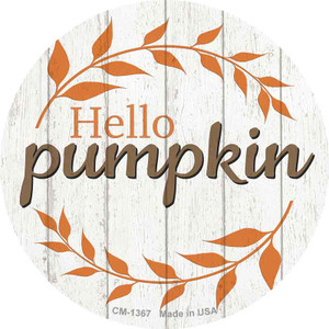 Hello Pumpkin Wholesale Novelty Circle Coaster Set of 4