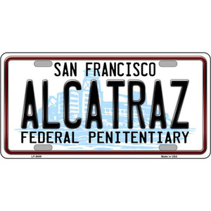 Alcatraz Wholesale Metal Novelty License Plate