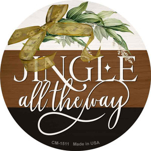 Jingle All The Way Wholesale Novelty Circle Coaster Set of 4