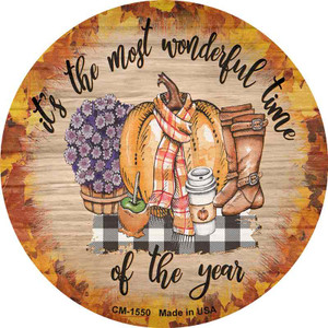 Wonderful Time Of Year Wholesale Novelty Circle Coaster Set of 4