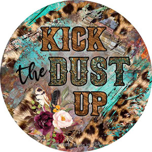 Kick The Dust Up Mixed Print Wholesale Novelty Circle Coaster Set of 4