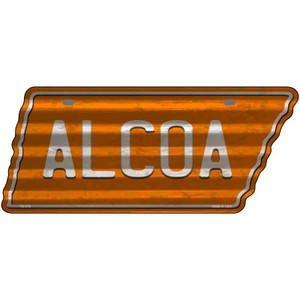 Alcoa Wholesale Novelty Corrugated Effect Metal Tennessee License Plate Tag