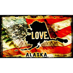 Love Alaska Wholesale Novelty Metal Magnet