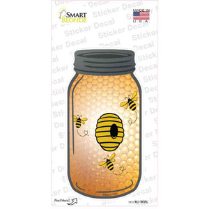 Bee Hive Wholesale Novelty Mason Jar Sticker Decal