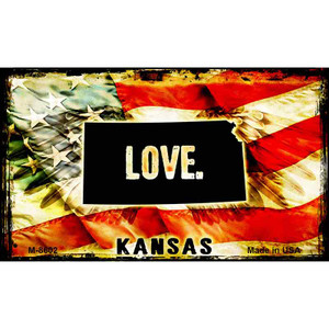 Love Kansas Wholesale Novelty Metal Magnet