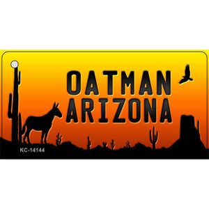 Oatman Arizona Scenic Background Wholesale Novelty Metal Key Chain