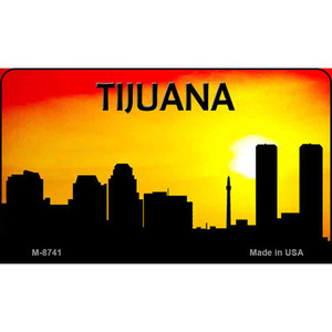 Tijuana Silhouette Wholesale Novelty Metal Magnet