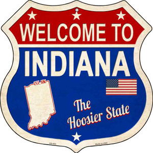 Indiana Established Wholesale Novelty Metal Highway Shield