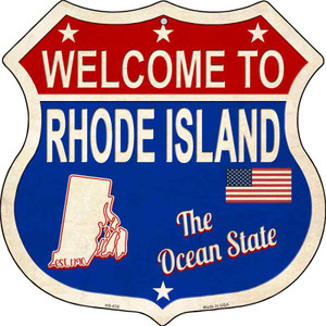 Rhode Island Established Wholesale Novelty Metal Highway Shield