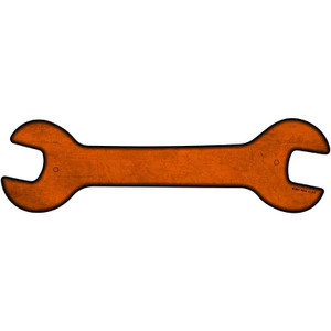 Orange Oil Rubbed Wholesale Novelty Metal Wrench Sign