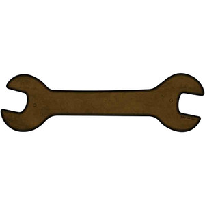Brown Oil Rubbed Wholesale Novelty Metal Wrench Sign