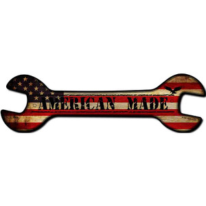 American Made Wholesale Novelty Metal Wrench Sign