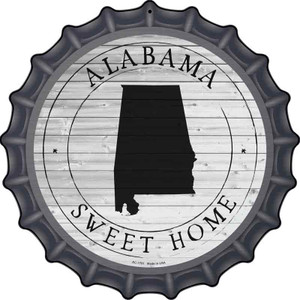 Alabama Sweet Home Wholesale Novelty Metal Bottle Cap Sign BC-1791