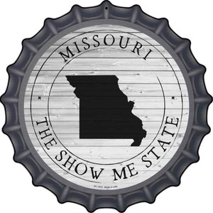 Missouri Show Me State Wholesale Novelty Metal Bottle Cap Sign BC-1815