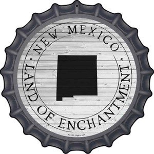 New Mexico Land Of Enchantment Wholesale Novelty Metal Bottle Cap Sign BC-1821