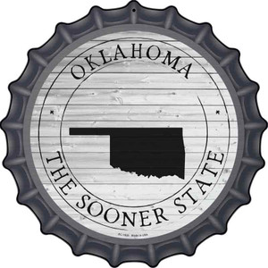 Oklahoma Sooner State Wholesale Novelty Metal Bottle Cap Sign BC-1826