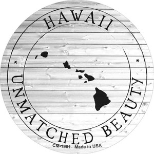 Hawaii Unmatched Beauty Wholesale Novelty Circle Coaster Set of 4 CC-1801