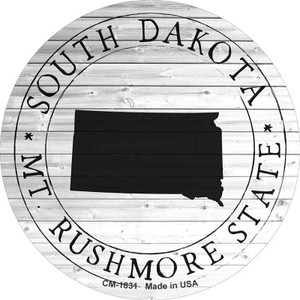 South Dakota Mt Rushmore State Wholesale Novelty Circle Coaster Set of 4 CC-1831