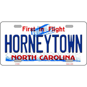 Horneytown North Carolina Wholesale Metal Novelty License Plate