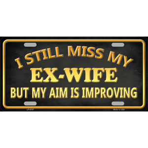 Ex Wife Wholesale Metal Novelty License Plate