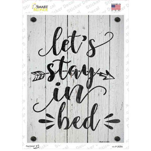 Stay In Bed Wholesale Novelty Rectangular Sticker Decal