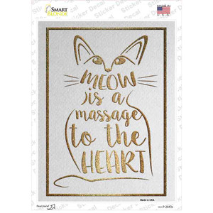 Meow Is A Message Wholesale Novelty Rectangular Sticker Decal