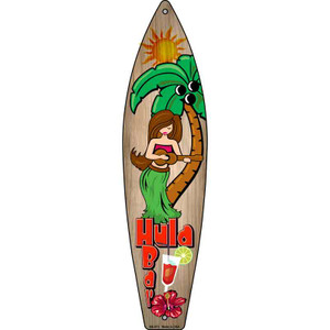 Hula Bar Wholesale Metal Novelty Surfboard Sign